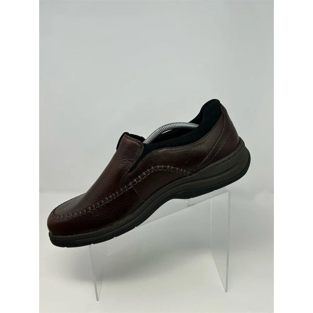 Clarks Cotrell Step Men's Brown Slip-On Loafers Moc Toe Comfort Size 11.5 Wide